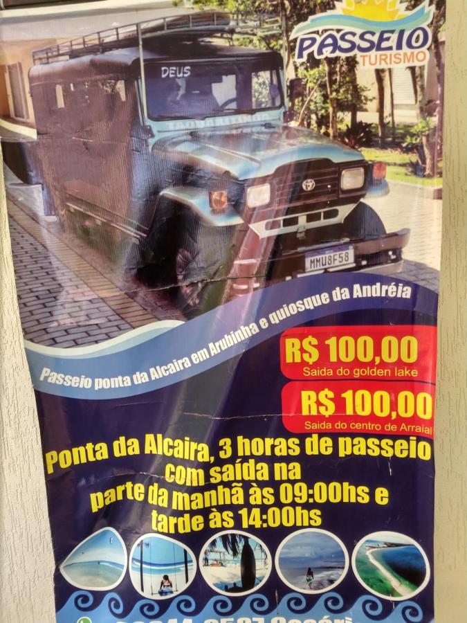 Apartamento No Golden Lake - Pe Na Areia, Agua De Coco E Cervejinha Arraial do Cabo Exterior foto